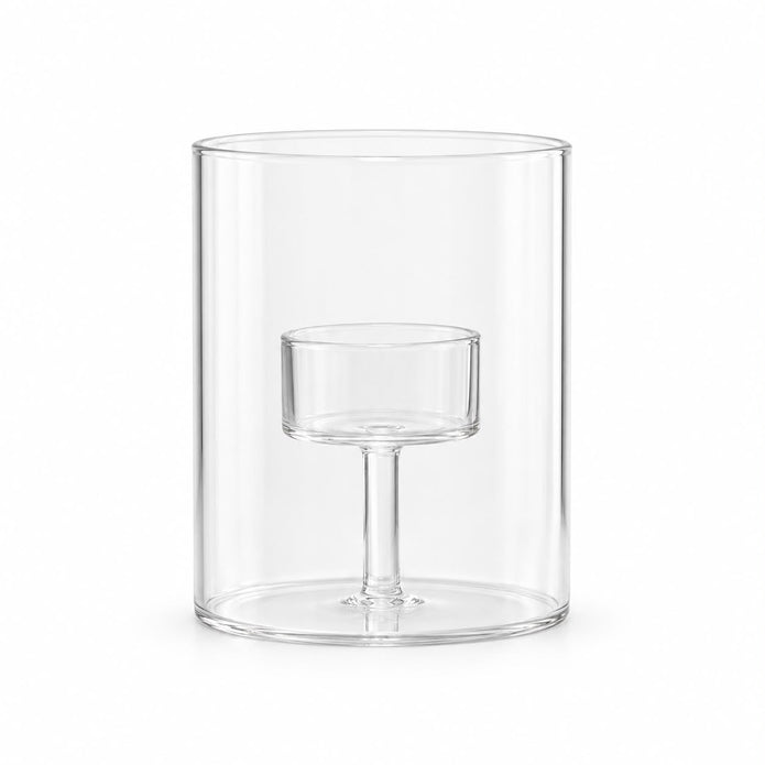 Glass Tealight Candle Lantern