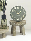 Natural wooden round rustic display riser by Gisela Graham, small or large home decor stand with a textured wood finish.