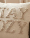 Stay Cozy Cream Cushion Cover
