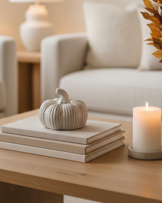 Rustic Ceramic Pumpkin
