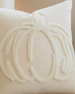 Cream Chenille Pumpkin Cushion Cover