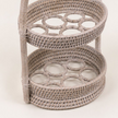 Wickham Rattan Two Tier Egg Basket