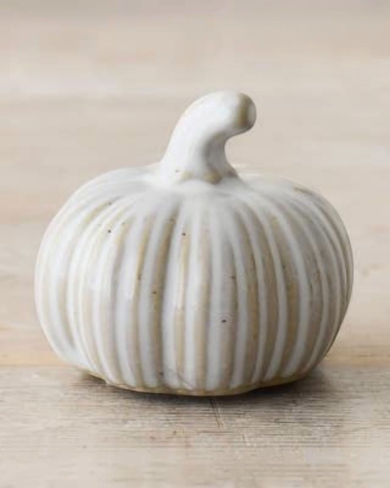 Reactive Glazed Pumpkin Ornament