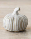 Reactive Glazed Pumpkin Ornament