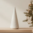 Glazed Ceramic Tree Ornament With Textured Detail