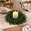 Artificial Luxury Green Norfolk Candle Ring