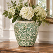 Green Floral Ople Vase