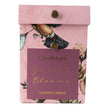 Small Ridged Glass Candle - Garden Blooms Plum