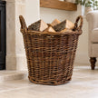 Meon Rattan Round Log Basket