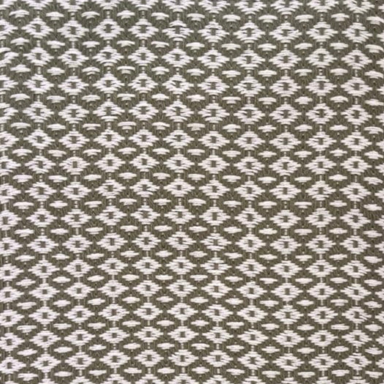 Olive Green Diamond Weave Cotton Throw Blanket