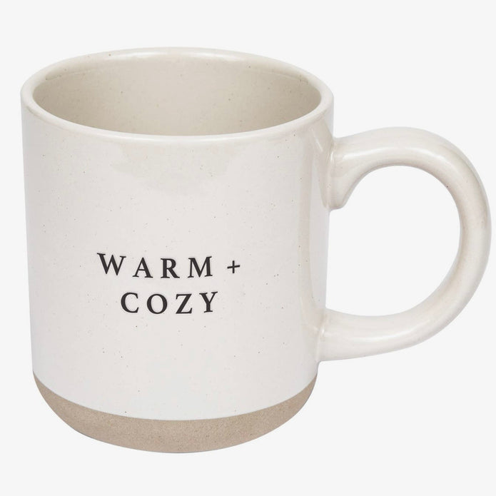 Sweet Water Decor Cream Glazed Ceramic Warm & Cozy Mug