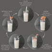 White scented candle sand kit for home fragrance by The Candledust, featuring midnight-themed candle and decorative sand elements.