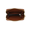 Beige RFID single zip purse from Jamie Bags, showcasing compact accessories with secure zipper closure and RFID protection.