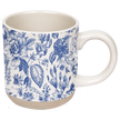 Blue Delft Stoneware Coffee Mug - Spring Home Decor
