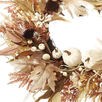 Extra Large Pumpkin & Foliage Wreath