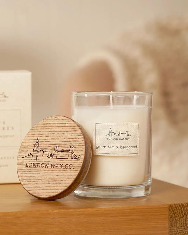 London Wax Company Lidded Candle - Green Tea & Bergamot