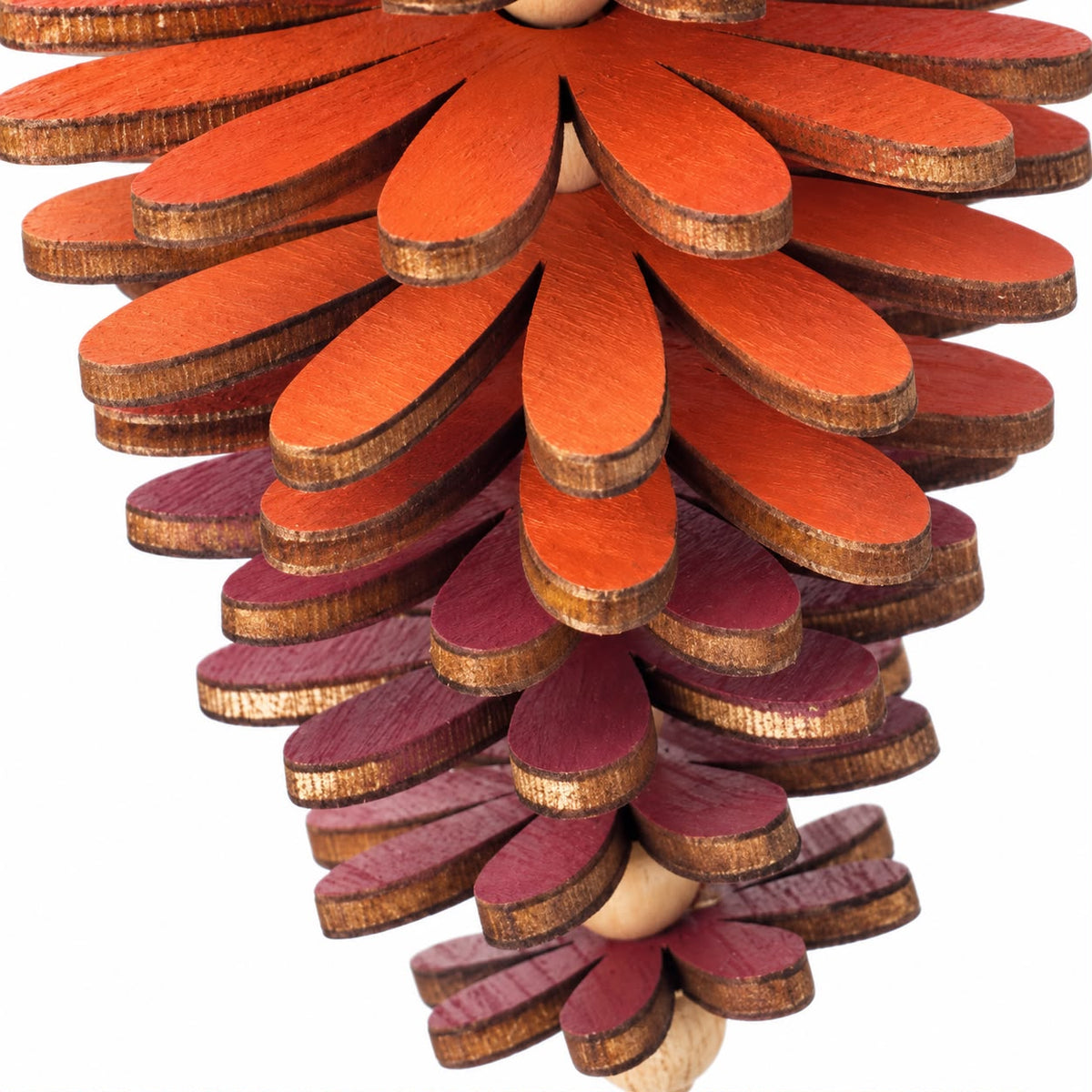 Hanging Wooden Acorn Decoration – product view 5