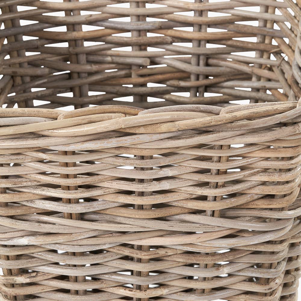 Burley Rattan Square Waste Paper Bin