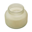 Large Candle Relaxing Eucalyptus Scent - Frosted Green