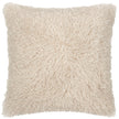 Cream Faux Fur Cushion Cover
