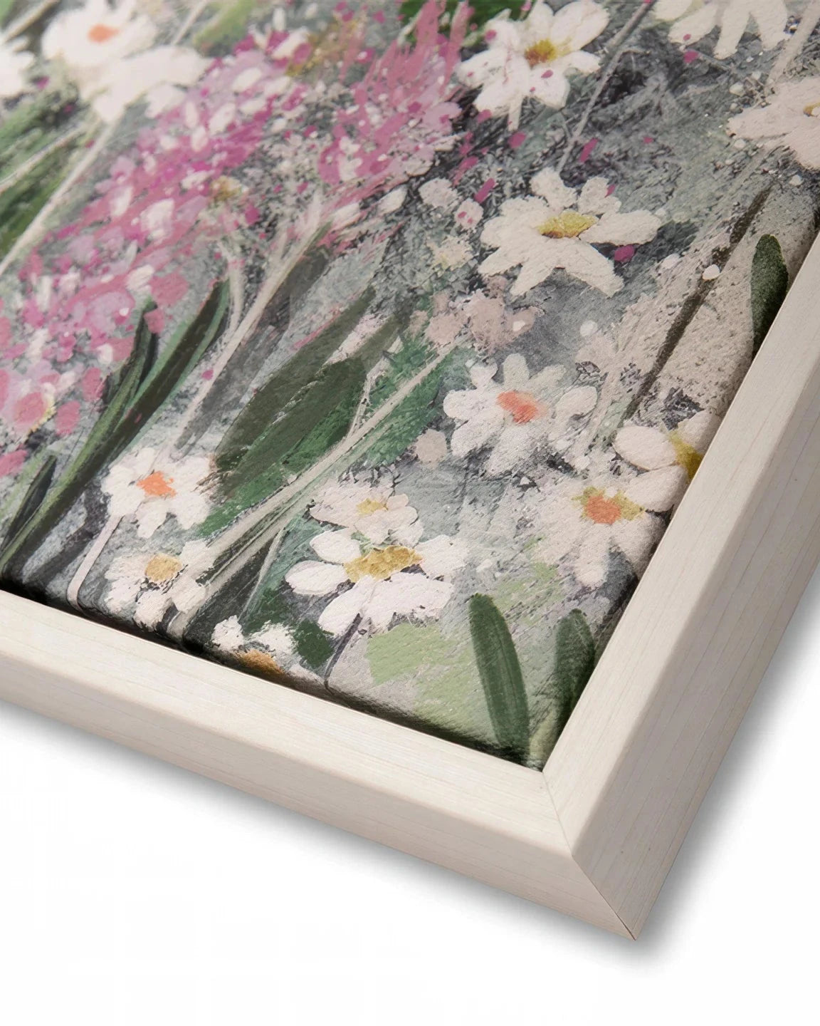 Art Marketing - Canvas Framed Print, Floral Cascade