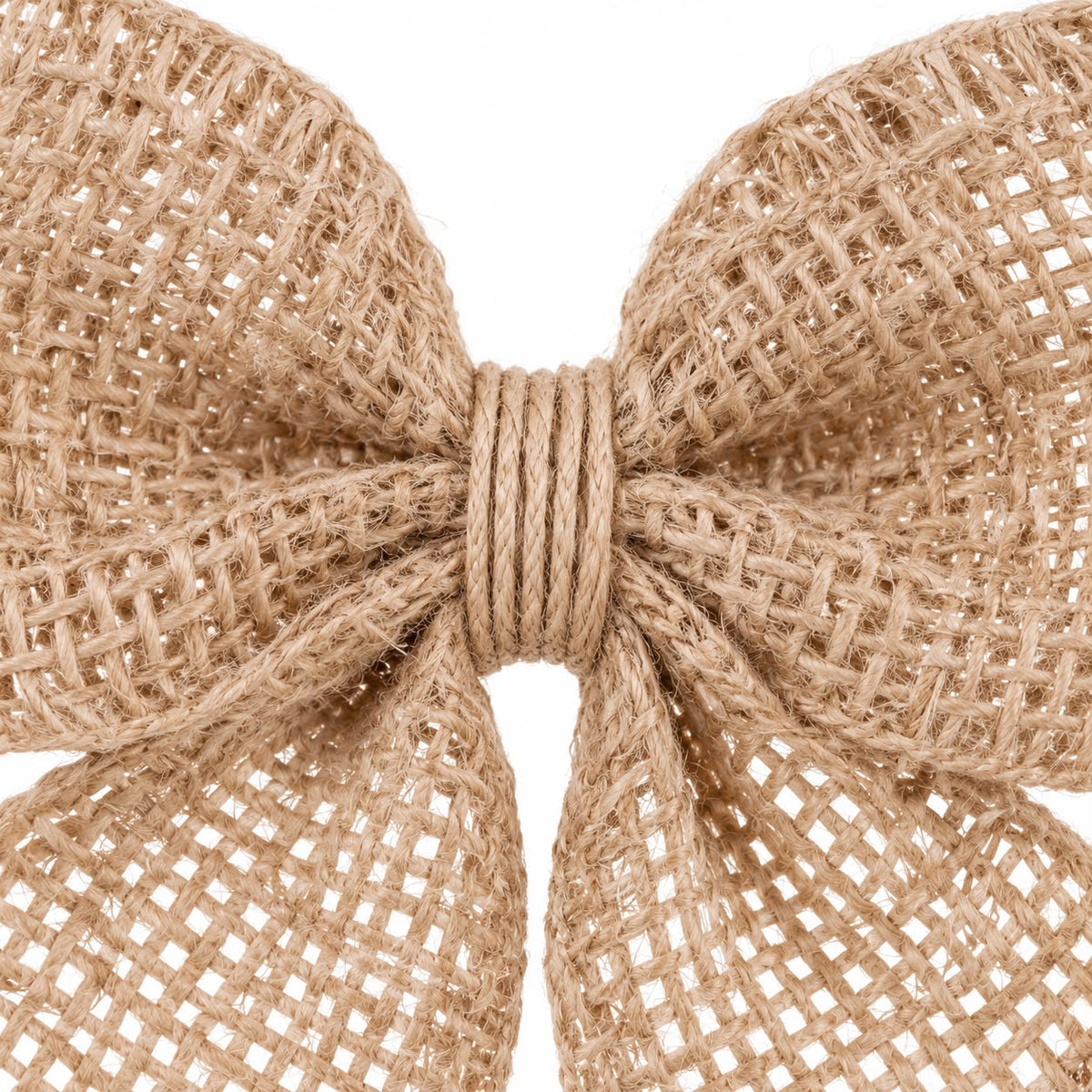 Hessian Bow Decoration - Set of Two