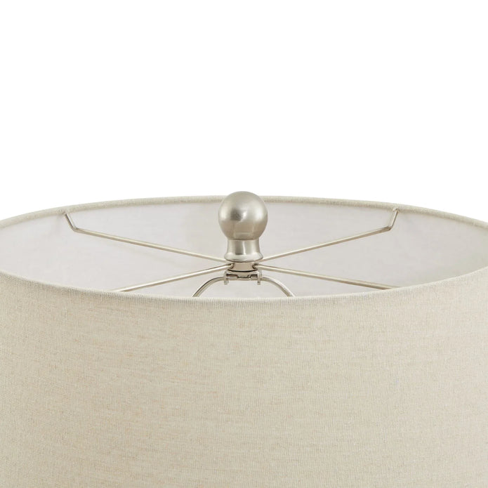 White Lattice Ceramic Table Lamp Lulu Loves Home 
