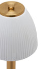 White Ceramic LED Touch Lamp