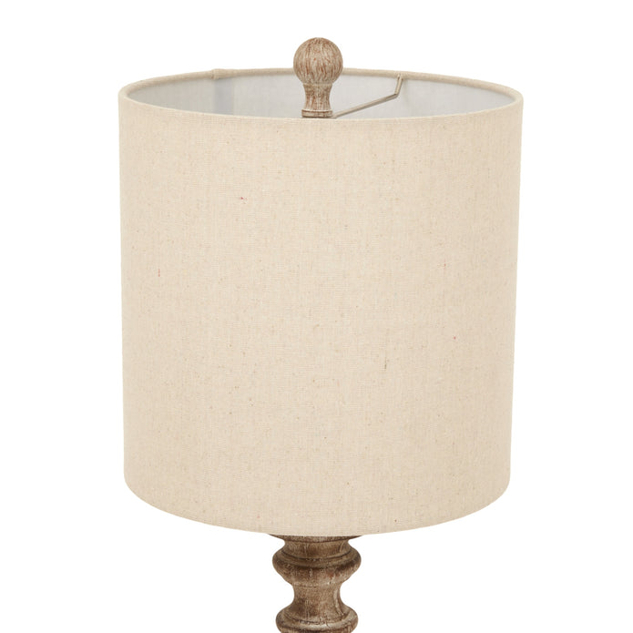 Pallido Candlestick Wooden Lamp