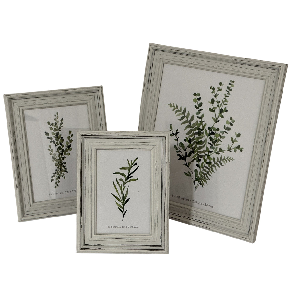 Neutral Wooden Alba Photo Frame