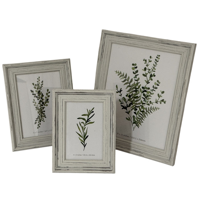 Neutral Wooden Alba Photo Frame