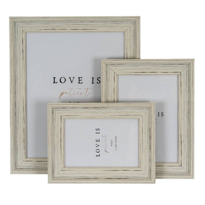 Neutral Wooden Alba Photo Frame