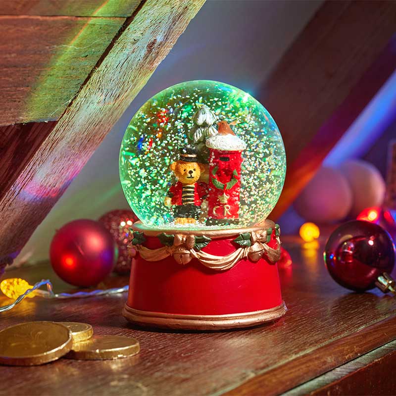 10cm Musical Ted's Tidings SnowSphere