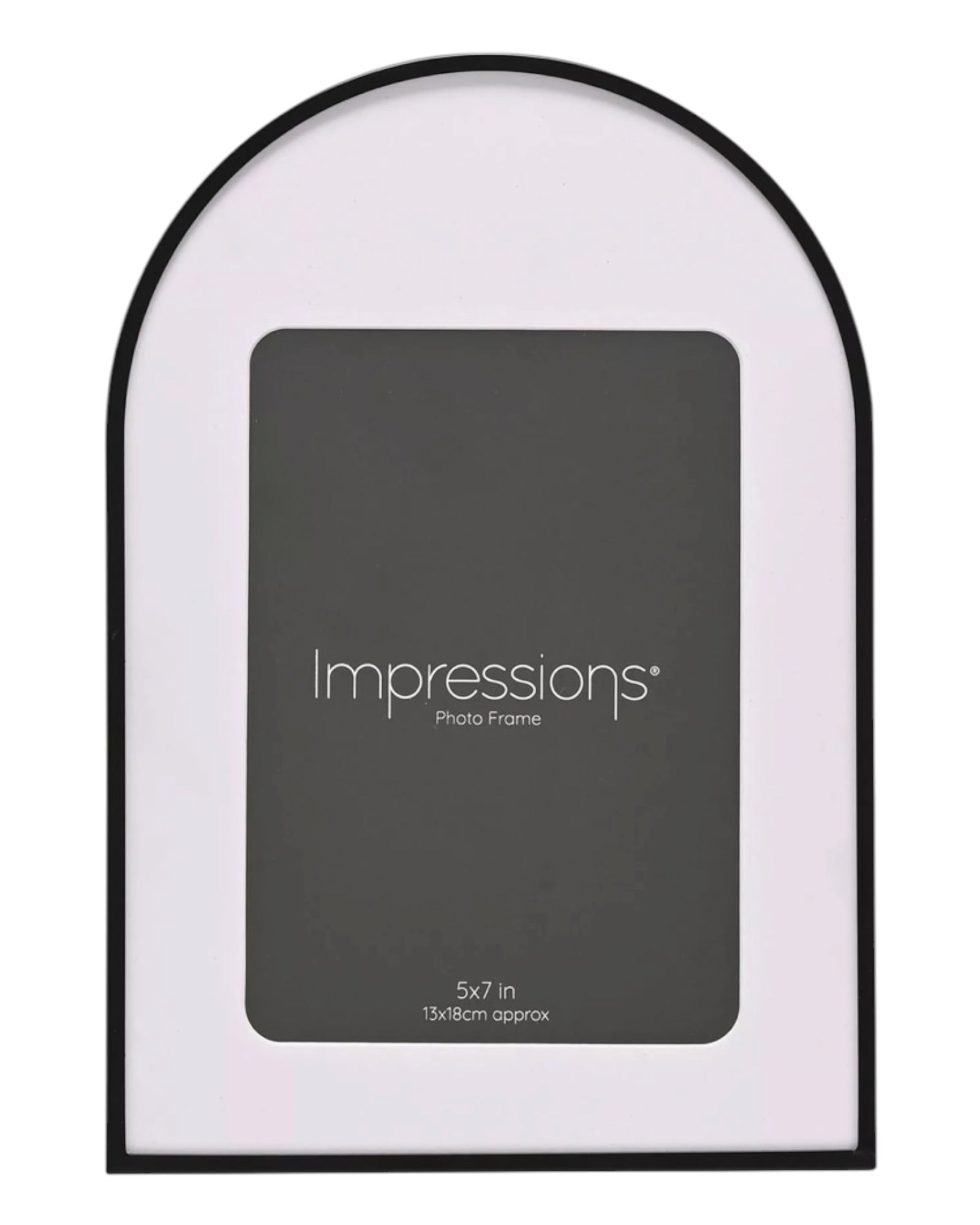 Arched Black And White Photo Frame