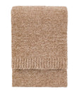 Beige Luxe Chunky Chenille Throw blanket by Gallery Direct, soft and cozy for living room or bedroom decor.