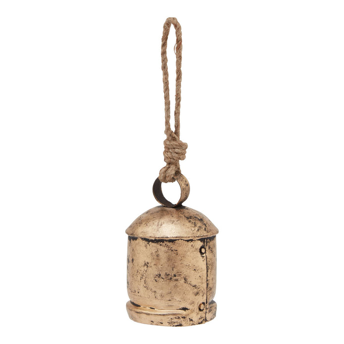 Antique Gold Hanging Cow Bell
