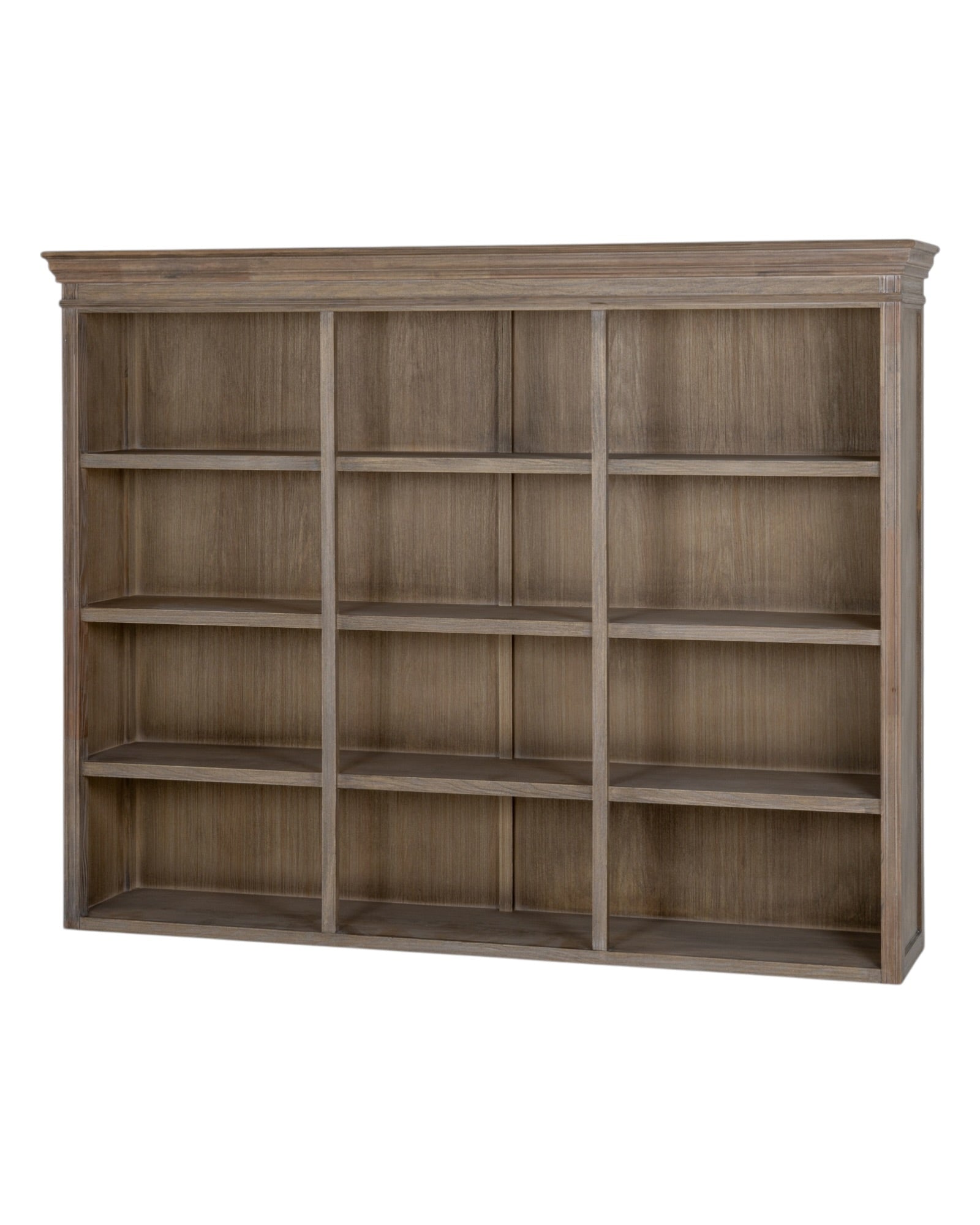 Hill Interiors Delphine Collection 3 Shelf Large Dresser Top, sturdy wooden furniture with three spacious shelves for storage.