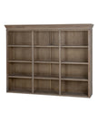 Hill Interiors Delphine Collection 3 Shelf Large Dresser Top, sturdy wooden furniture with three spacious shelves for storage.