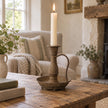Brass Rustic Dinner Candle Holder