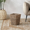 Burley Rattan Square Waste Paper Bin