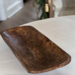 Rustic Wooden Dough Bowl - Extra Large Deep