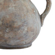 Siena Brown Round Jug vase by Hill Interiors, Mediterranean earthenware vase with a smooth, rounded shape and earthy brown finish.