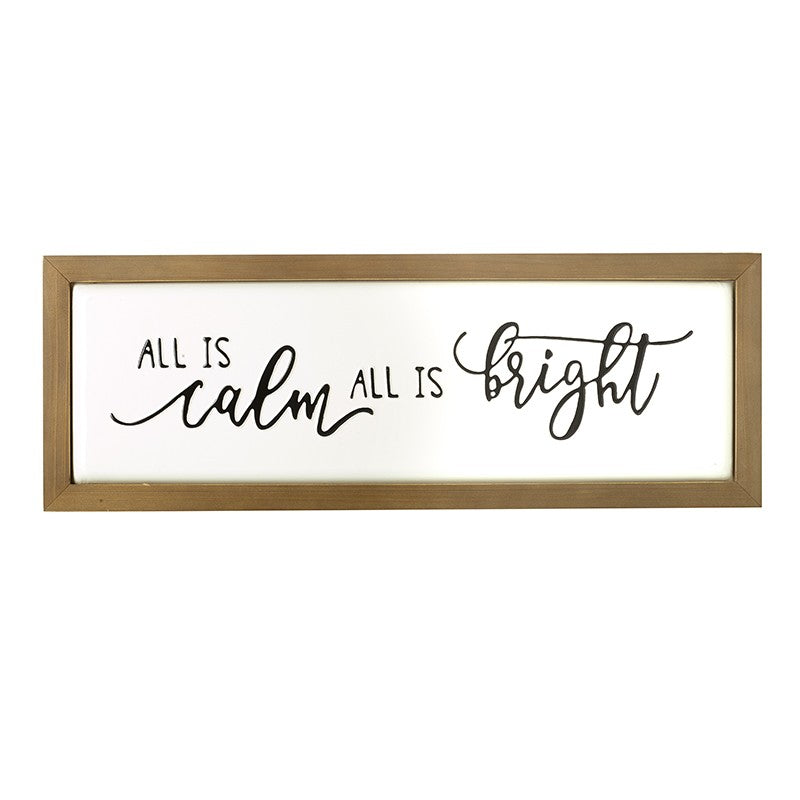 Wooden Christmas sign by Heaven Sends with 