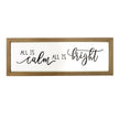 Wooden Christmas sign by Heaven Sends with 