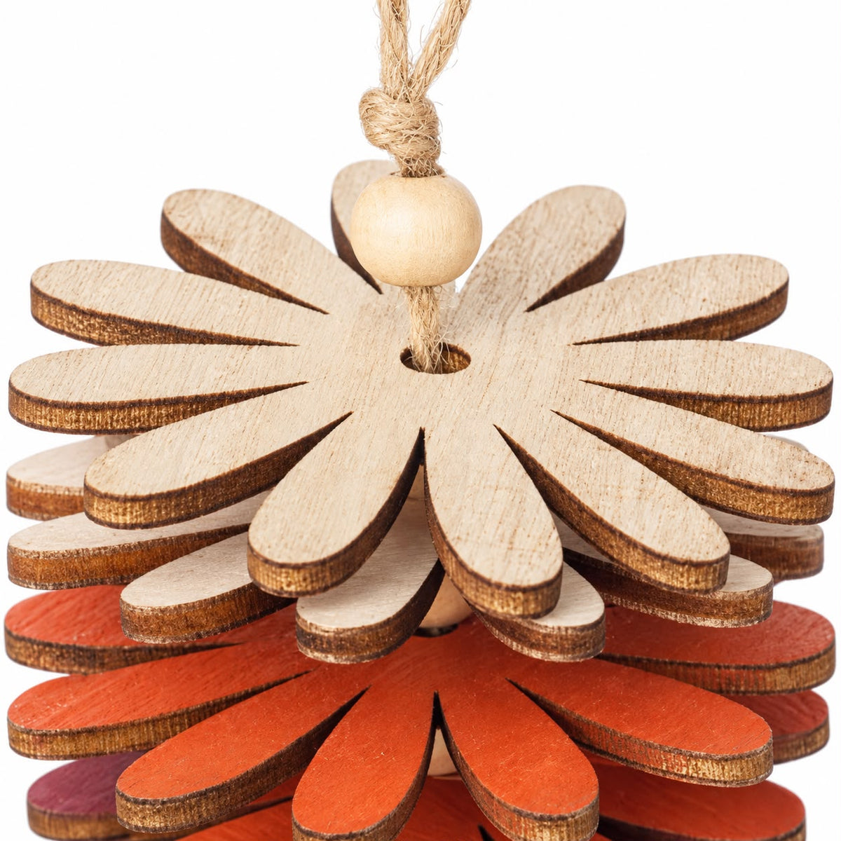 Hanging Wooden Acorn Decoration – product view 6