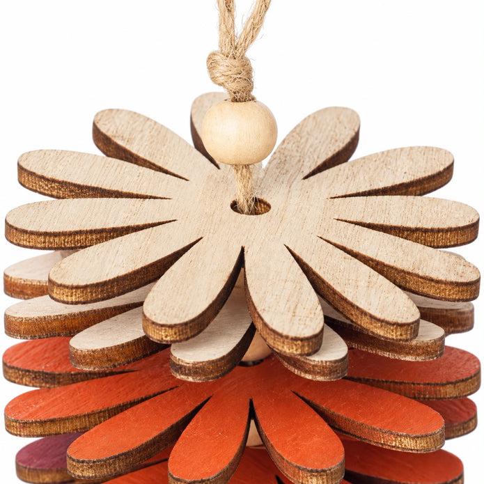 Hanging Wooden Acorn Decoration – product view 6