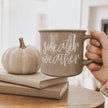 Beige Ceramic Sweater Weather Autumn Coffee Mug