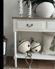 Heritage Two Drawer Neutral Console Table - PRE ORDER TWO WEEK DELIVERY