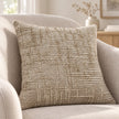 Beige Chenille Textured Cushion Cover