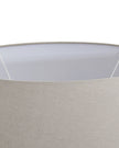Darcy Natural Stone Round Lamp by Hill Interiors, showcasing a smooth, round stone lamp used for elegant lighting.